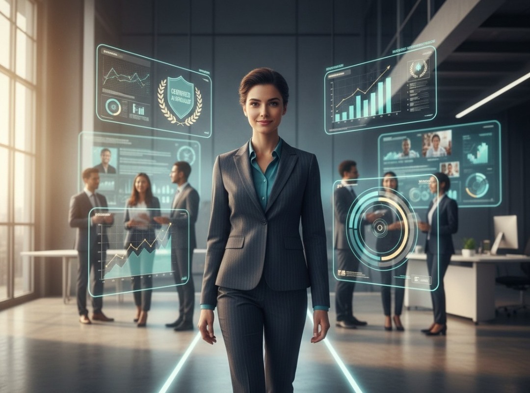 Professional training session with diverse team